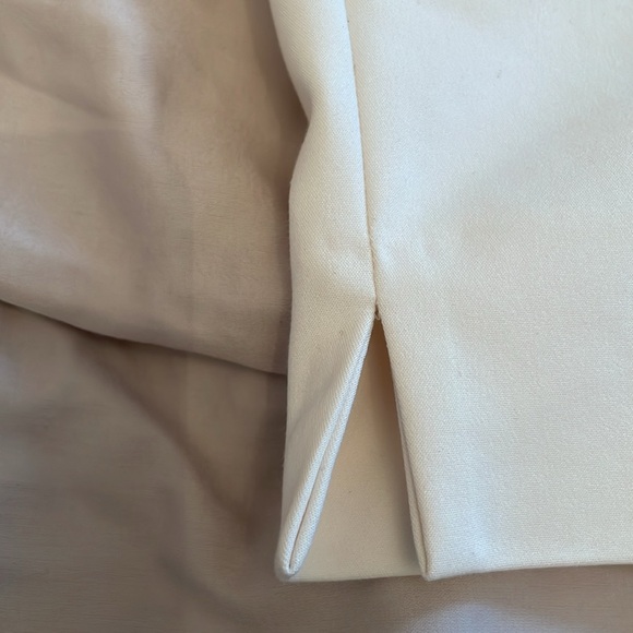 Zara classic slim pant size 8 in beige - Picture 7 of 7